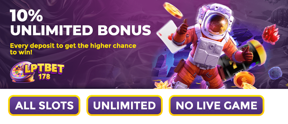10% unlimited bonus on every deposit
