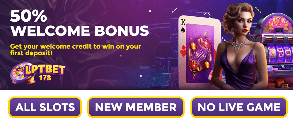 50% welcome bonus on your first deposit