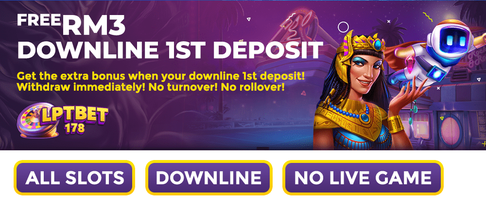 Free RM3 downline first deposit bonus
